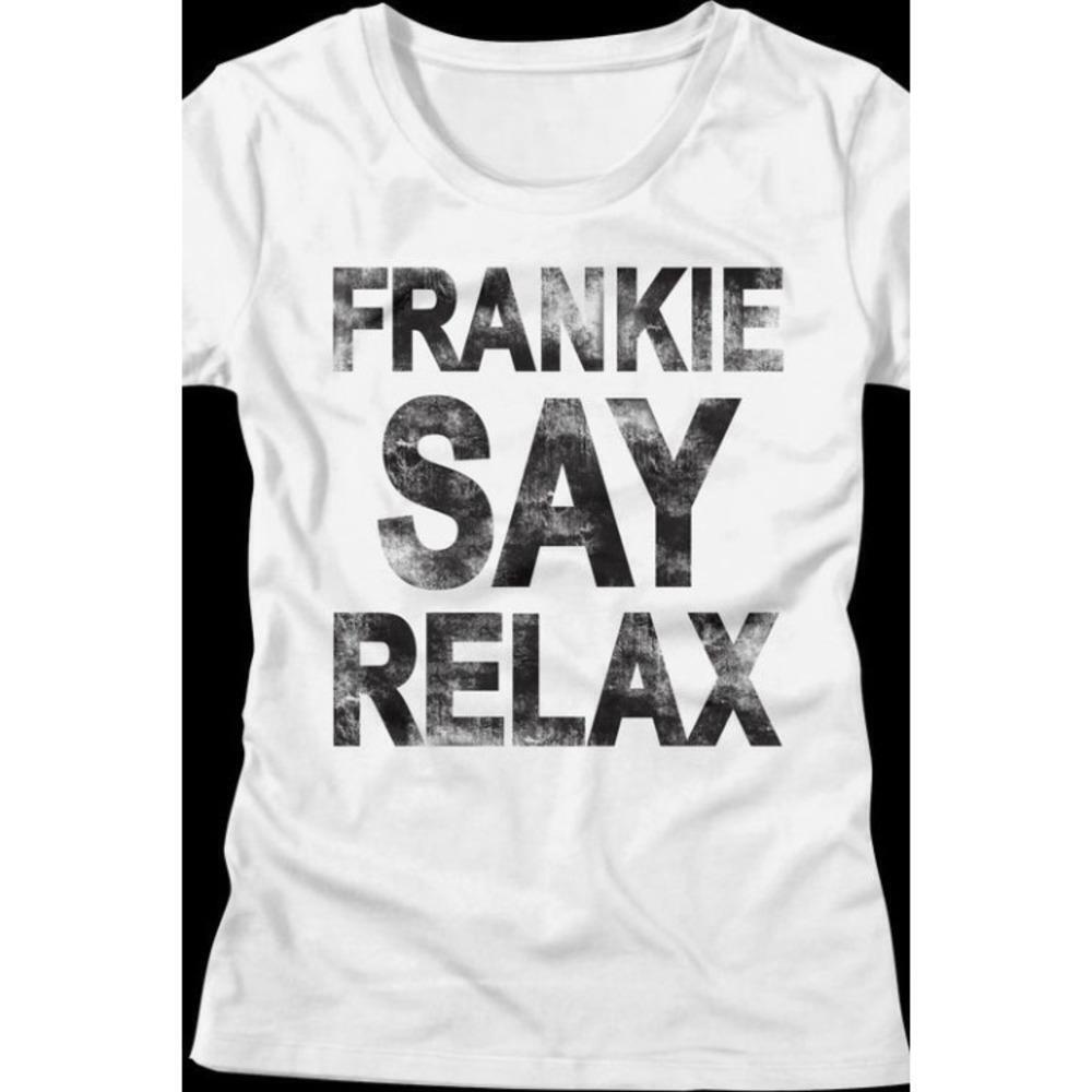 Womens Relax Frankie Goes To Hollywood Tee Unisex Music Fan Graphic Shirt Top